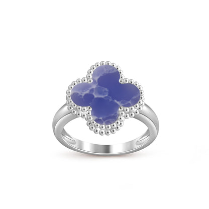 [LUXE]CLOVER SILVER RING COLLECTION