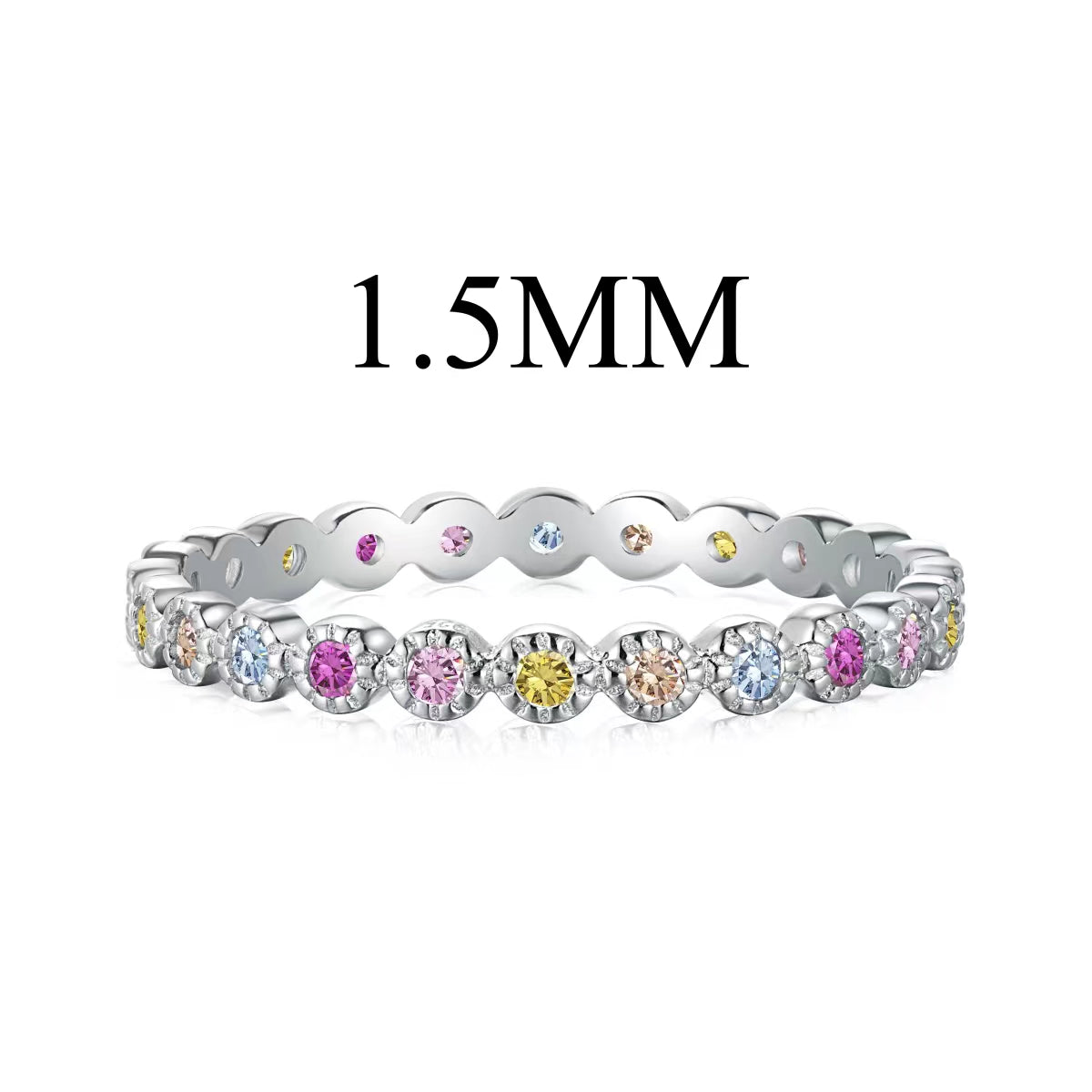 [RAFFINE]Radiant Sparkling Round Cut Daily Ring