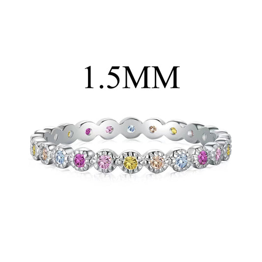 [RAFFINE]Radiant Sparkling Round Cut Daily Ring