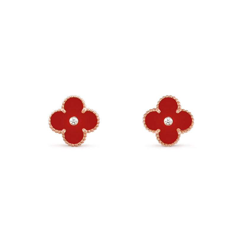 [LUXE]CLOVER  15MM DIAMOND EARRINGS COLLECTION