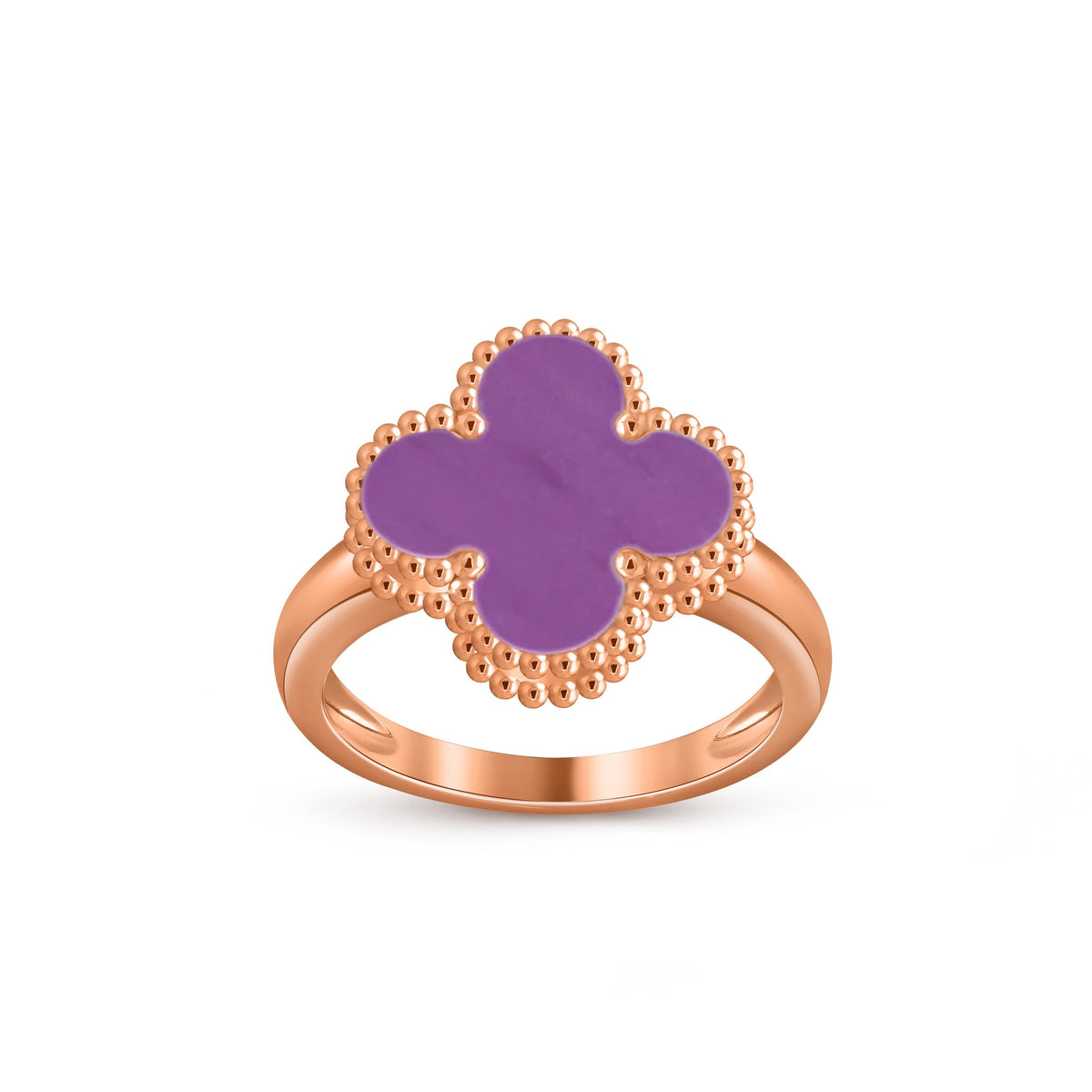 [LUXE]CLOVER RING ROSE GOLD COLLECTION