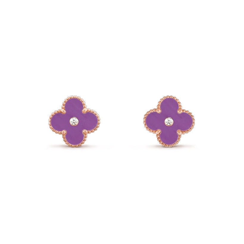 [LUXE]CLOVER  15MM DIAMOND EARRINGS COLLECTION