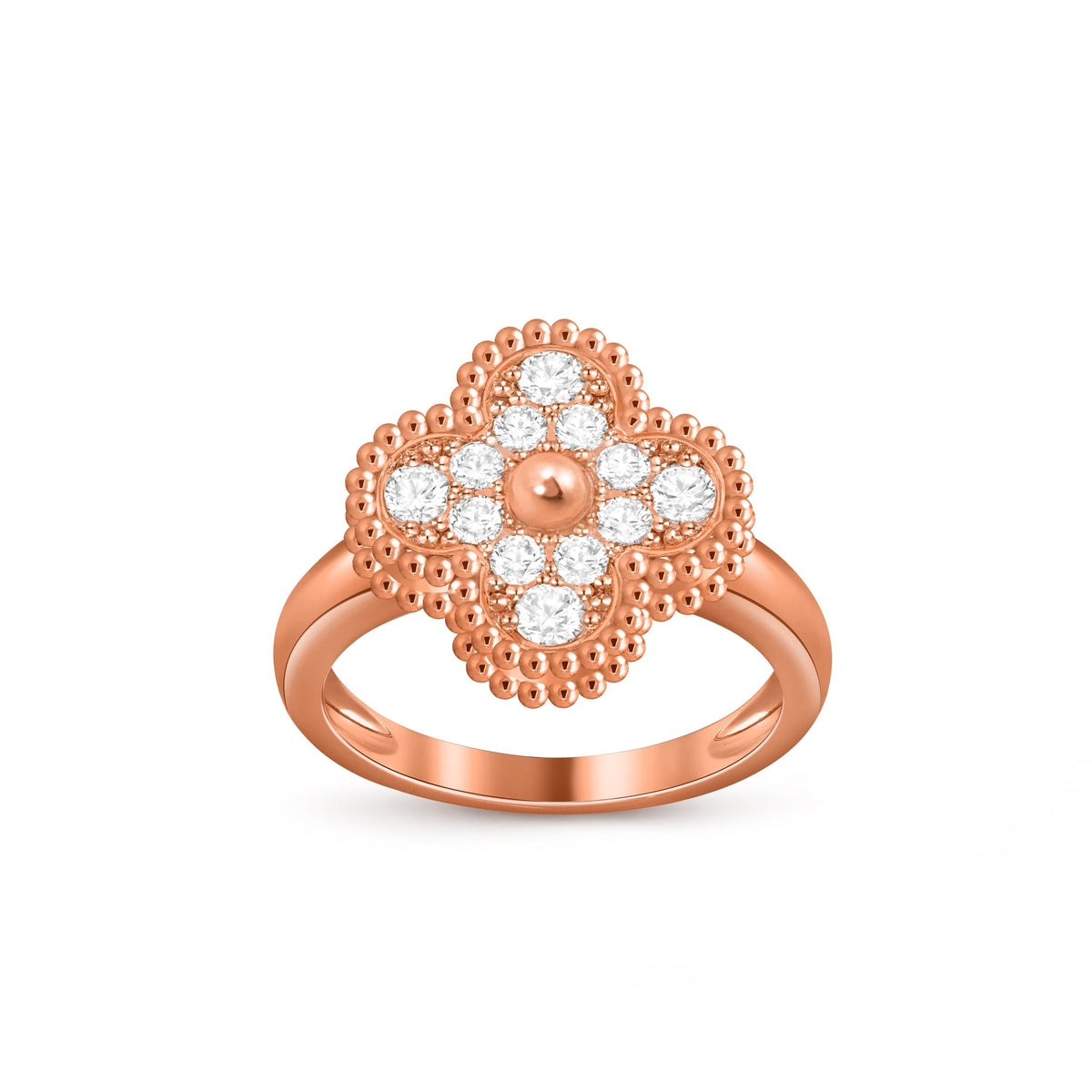 [LUXE]CLOVER RING ROSE GOLD COLLECTION