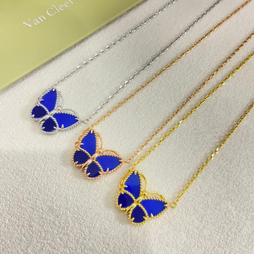 [RAFFINE] 2026 NEW LUCKY BUTTERFLY 1 MOTIFS NECKLACE