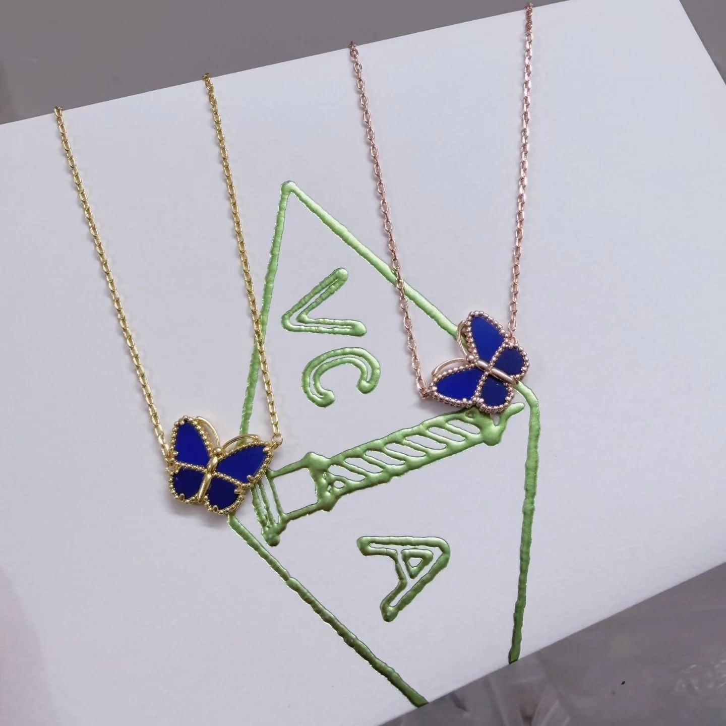 [RAFFINE] 2026 NEW LUCKY BUTTERFLY 1 MOTIFS NECKLACE