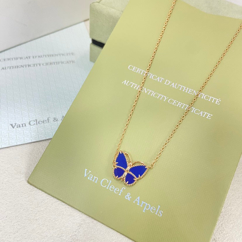 [RAFFINE] 2026 NEW LUCKY BUTTERFLY 1 MOTIFS NECKLACE