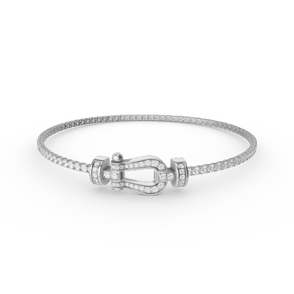 [RAFFINE]FORCE  HORSESHOE  DIAMOND TENNIS BRACELET