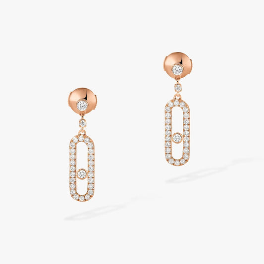 [RAFFINE]DORMEUSES MOVE UNO DIAMOND EARRINGS