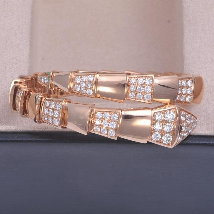 [Raffine]SERPENTI ARMBAND ROTGOLD DIAMANT