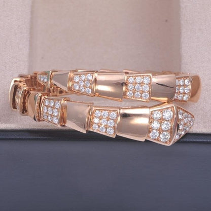 [Raffine]SERPENTI ARMBAND ROTGOLD DIAMANT