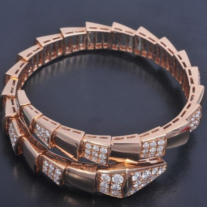 [Raffine]SERPENTI ARMBAND ROTGOLD DIAMANT