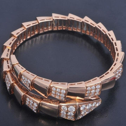 [Raffine]SERPENTI ARMBAND ROTGOLD DIAMANT