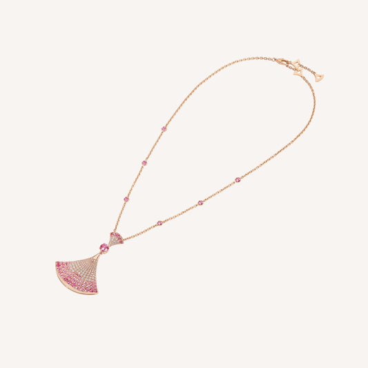 [RAFFINE] COLLAR DE ENSUEÑO CON DIAMANTE EN ORO ROSA