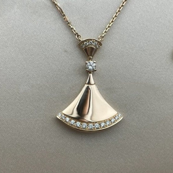 [RAFFINE] COLLAR DREAM ORO ROSA DIAMANTE