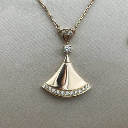 [RAFFINE] COLLAR DREAM ORO ROSA DIAMANTE