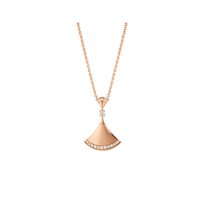 [RAFFINE] COLLAR DREAM ORO ROSA DIAMANTE