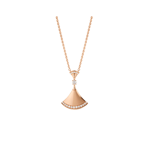 [RAFFINE] COLLAR DREAM ORO ROSA DIAMANTE