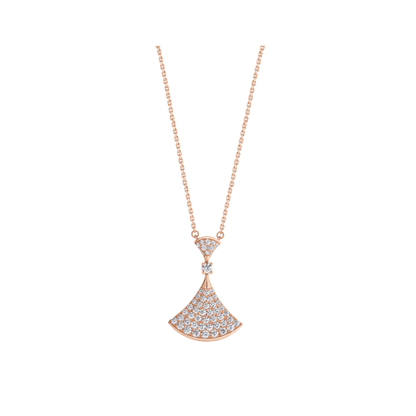 [RAFFINE] COLLAR DREAM ORO ROSA CON DIAMANTES