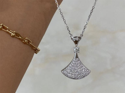 [RAFFINE] COLLAR DE SUEÑO PLATA CON DIAMANTES