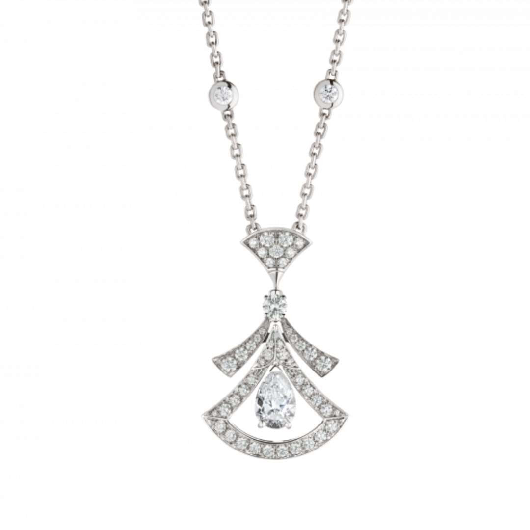 [RAFFINE] COLLAR DE SUEÑO PLATA CON DIAMANTE BLANCO