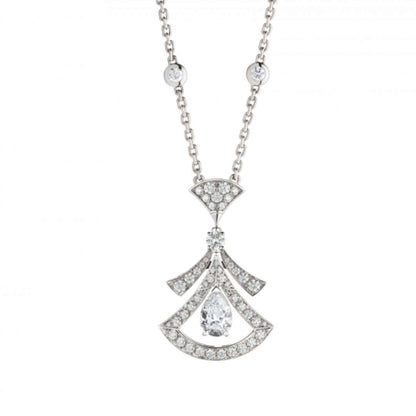 [RAFFINE] COLLAR DE SUEÑO PLATA CON DIAMANTE BLANCO