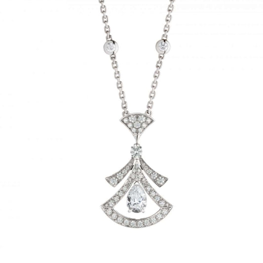 [RAFFINE] COLLAR DE SUEÑO PLATA CON DIAMANTE BLANCO