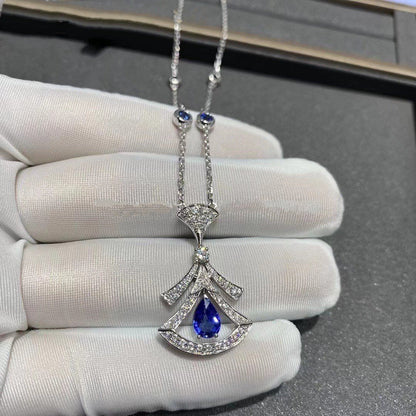 [RAFFINE] COLLAR DE SUEÑO ÁGATA DIAMANTE PLATA