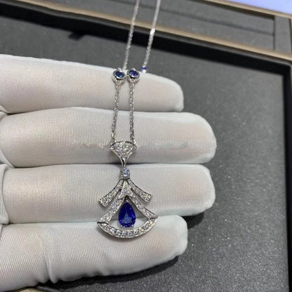 [RAFFINE] COLLAR DE SUEÑO ÁGATA DIAMANTE PLATA