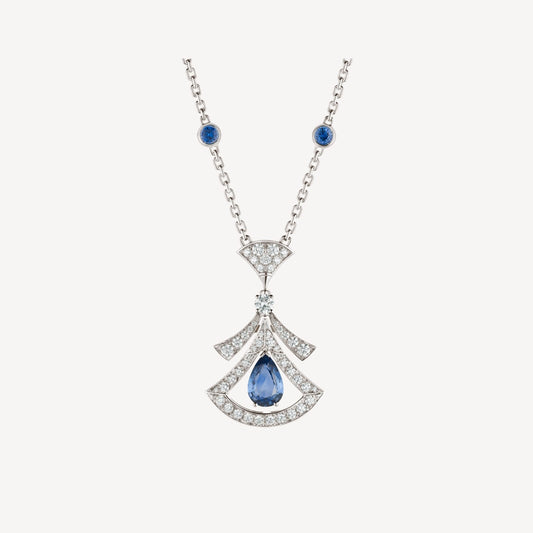 [RAFFINE] COLLAR DE SUEÑO ÁGATA DIAMANTE PLATA