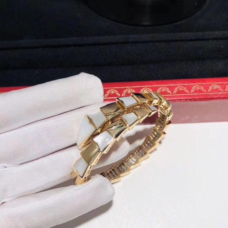 [RAFFINE]PULSE SERPENTI MOP ORO