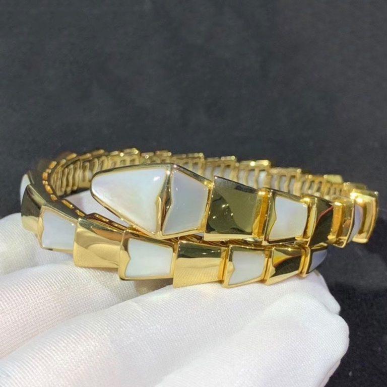 [RAFFINE]PULSE SERPENTI MOP ORO