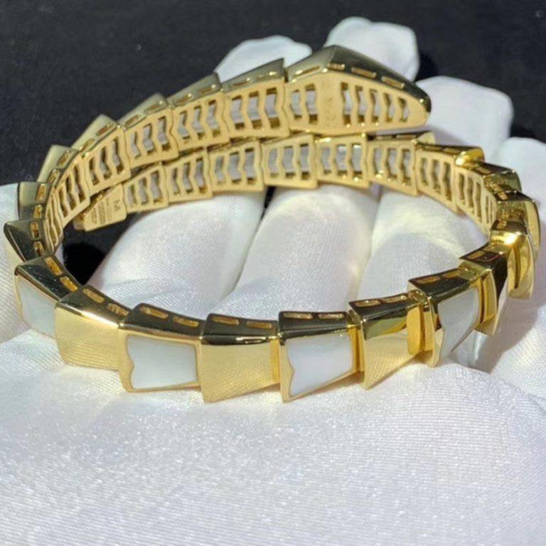 [RAFFINE]PULSE SERPENTI MOP ORO