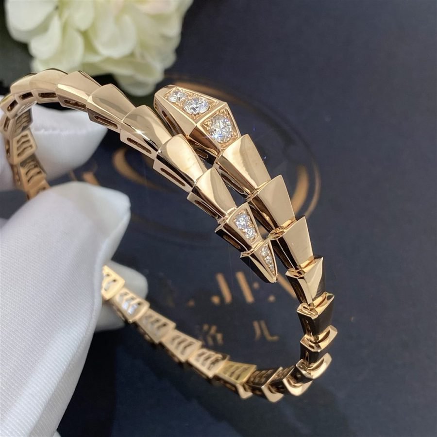 [RAFFINE]PULSE SERPENTI DIAMANTES ORO ROSA
