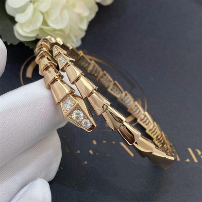 [RAFFINE]PULSE SERPENTI DIAMANTES ORO ROSA