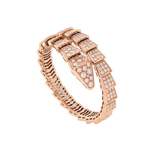 [RAFFINE]PULSE SERPENTI ORO ROSA 8MM DIAMANTE