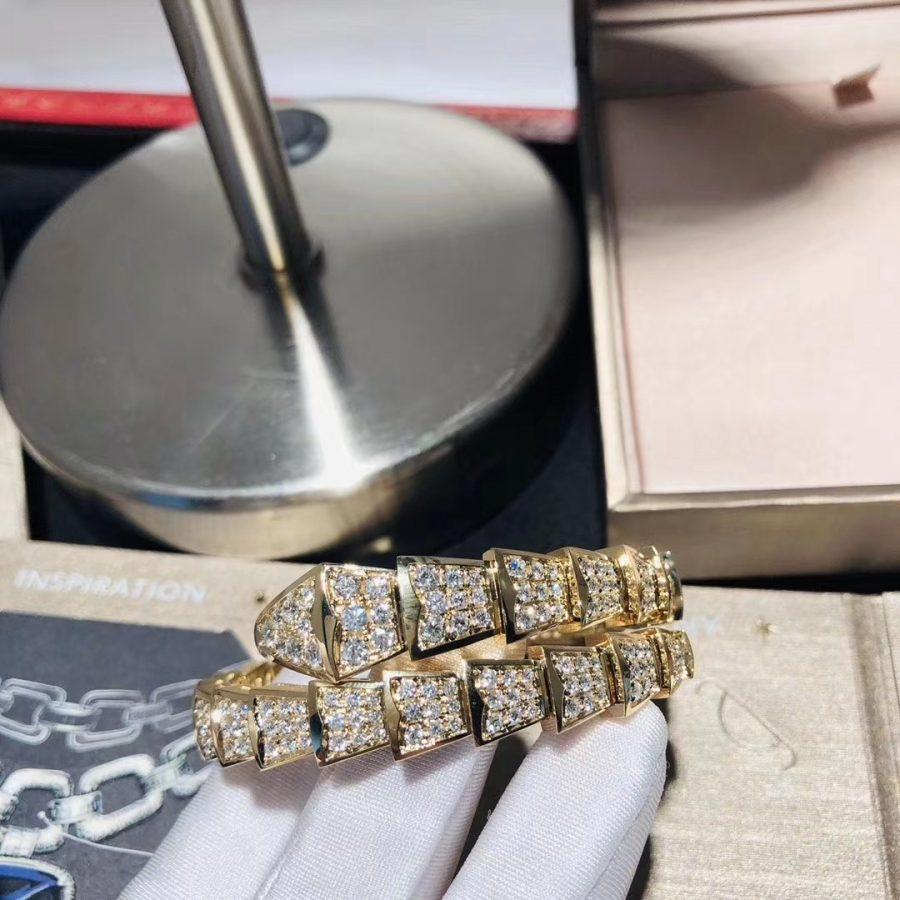 [RAFFINE]PULSE SERPENTI ORO 8MM DIAMANTE