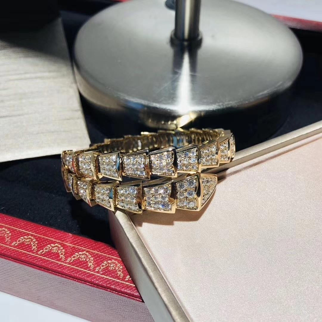 [RAFFINE]PULSE SERPENTI ORO 8MM DIAMANTE