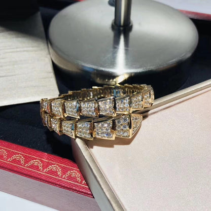 [RAFFINE]PULSE SERPENTI ORO 8MM DIAMANTE