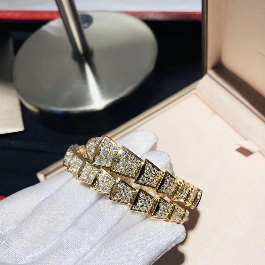[RAFFINE]PULSE SERPENTI ORO 8MM DIAMANTE