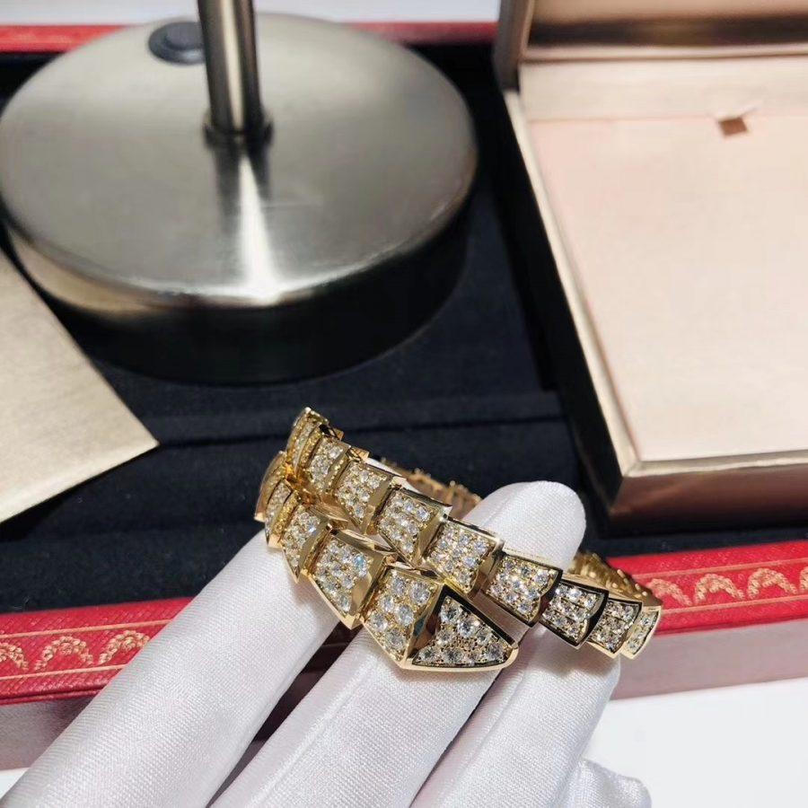 [RAFFINE]PULSE SERPENTI ORO 8MM DIAMANTE