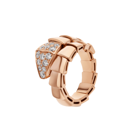 [RAFFINE]SERPENTI RING PINK GOLD DIAMOND