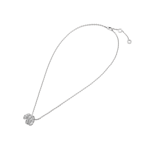 [RAFFINE]COLLAR SERPENTI DOBLE ANILLO DIAMANTE