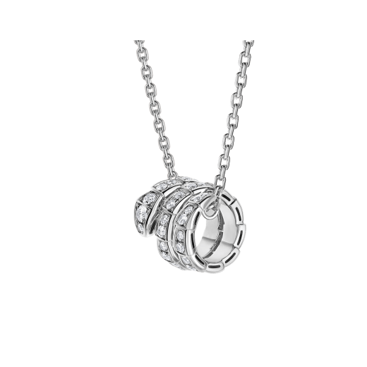 [Raffine]SERPENTI HALSKETTE DOPPELRING DIAMANT