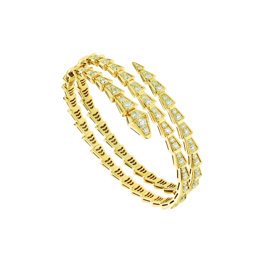 [RAFFINE]PULSE SERPENTI ORO DIAMANTES DOBLE HILERA