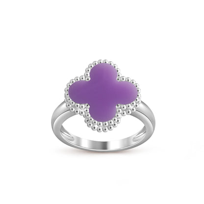 [LUXE]CLOVER SILVER RING COLLECTION