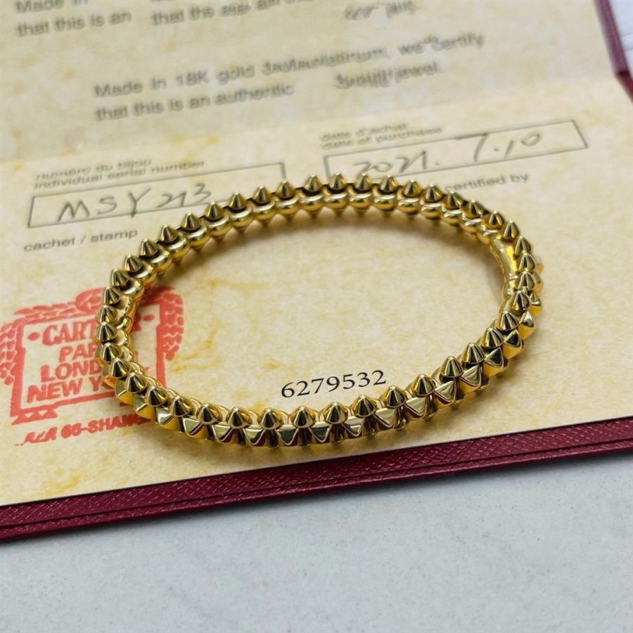 [RAFFINE]CLASH GOLD BRACELET