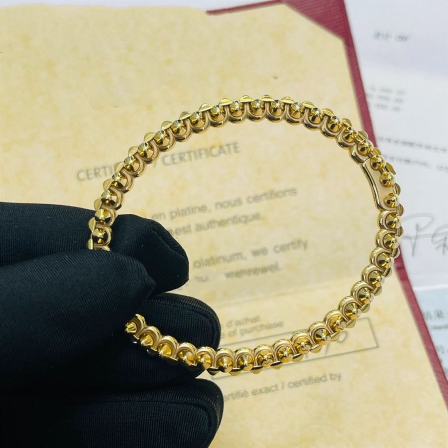[RAFFINE]CLASH GOLD BRACELET