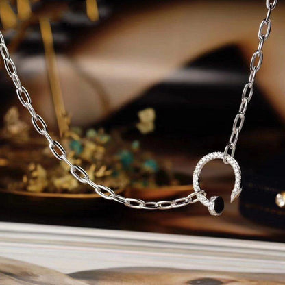 [Raffine]JUSTE NECKLACE FULL DIAMONDS