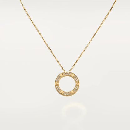 [RAFFINE]LOVE NECKLACE ADJUSTABLE ROSE GOLD