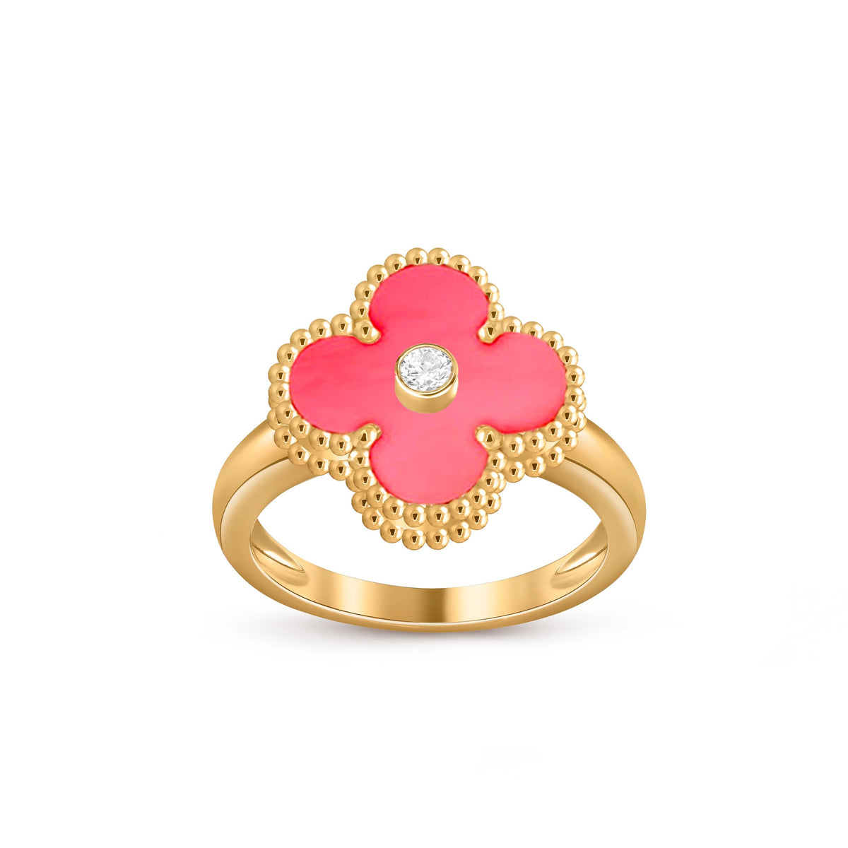 [LUXE]CLOVER DIAMOND RING GOLD COLLECTION